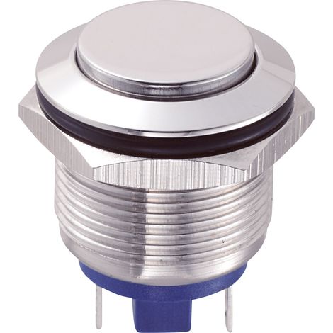 TRU COMPONENTS 701953 GQ19H-10/J/S Vandalismusgeschützter Drucktaster 48 V/DC 2 A 1 x Aus/(Ein) tast