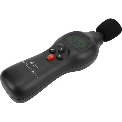 Détecteur de bruit numérique mesureur de niveau sonore léger avec écran LCD haute résolution, sonomètre portable de précision (1/5)