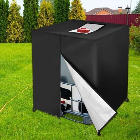 Couvercle De Réservoir d'eau, Couvercle IBC Bache Cuve 300l, Cuve 300 litres Accessoires - Bâche De Protection du Réservoir d'eau - Housse IBC Film De Protection UV avec Découpe Perforée (1/3)
