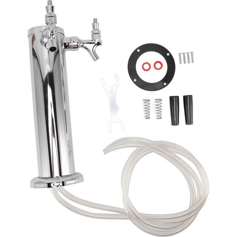 Tour de Kegerator de bière pression, robinet à Double robinet en acier inoxydable pour fûts de brassage de Bar à domicile (1/5)