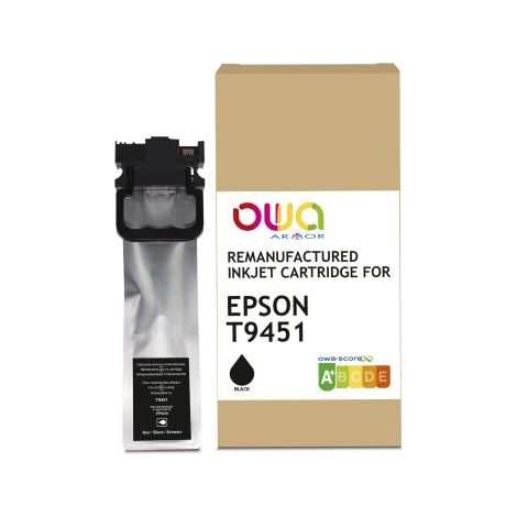Cartouche OWA compatible Epson T9451 Noir pour imprimante jet d'encre (1/5)