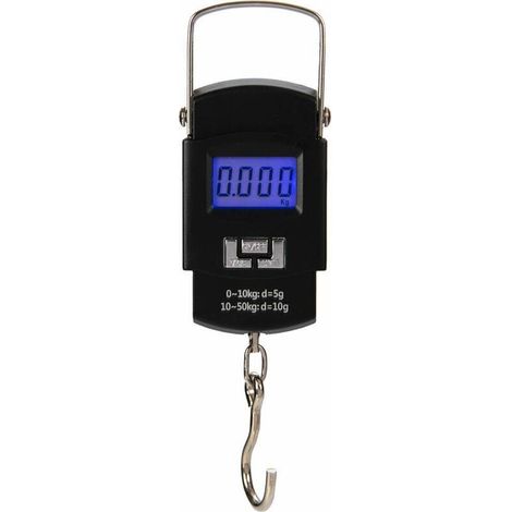 Báscula de equipaje digital portátil de 50 kg para pesca, maletas, viajes y uso doméstico. (1/5)