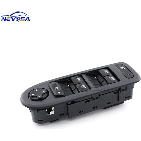 96666289ZE is suitable for the master switch of the power window regulator and the power window control switch of a Peugeot 408 car. (1/4)