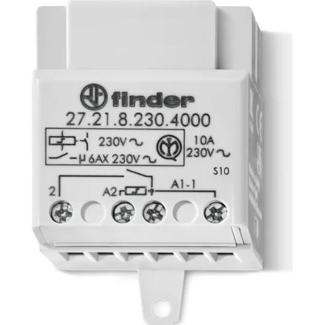 Relè ad impulsi EVO 1NO 10A 230V AC eccitazione facilitata 27.21.8.230.4000