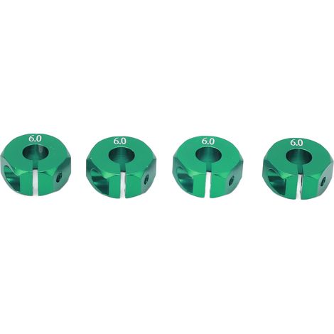 12-mm-auf-6-mm-Nabenadapter für ferngesteuerte Autos im Maßstab 1:10, grüne Radkupplung (1/5)