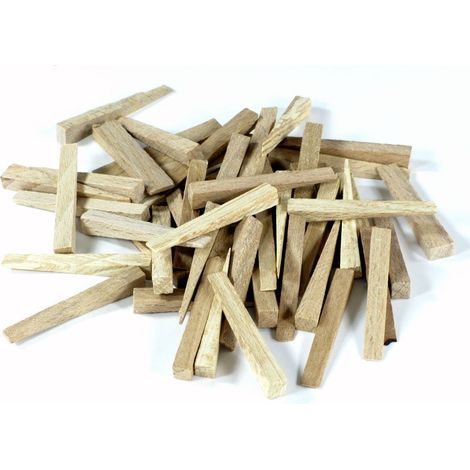 Cales de carrelage en bois 54,0 x 7,0 x 0,0-8,0 mm / Paquet de 500
