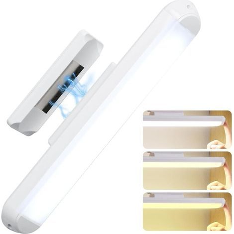 Wiederaufladbarer LED-Schminkspiegel – mit Memory-Sensor, Magnet- und Lichtregulierung sowie abnehmbaren, tragbaren Schminkleuchten (1/4)