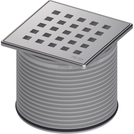 TECEdrainpoint S cadre de grille, acier inoxydable, 100x100mm,