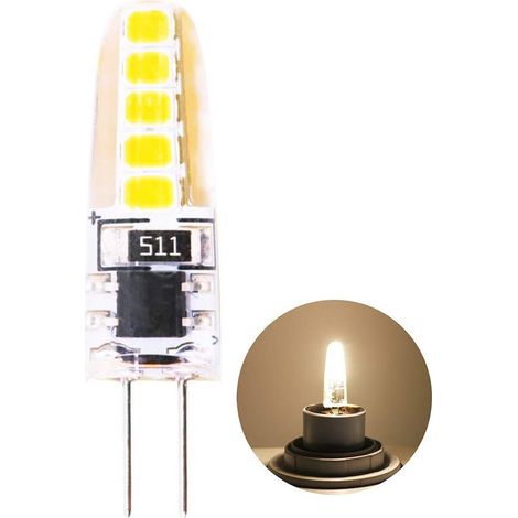 Pack G4 LED Light Bulbs, 2W Warm White 3000K, Replacement for 20W Halogen Bulbs, AC 220V, 360° Beam Angle, Non-Dimmable Energy Saving Bulb [Energy Class A+] (1/5)