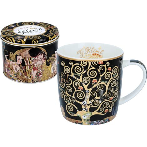 Tazza in latta G. Klimt L'albero della vita carmani (1/2)