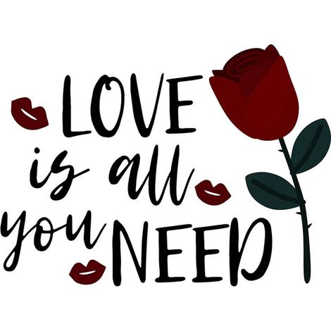 Tableau message noir blanc & rouge pour chambre ado | Tableau moderne citation & fleurs pour couloir | Tableau chambre fille - 0,5 x 0,7 m (1/2)