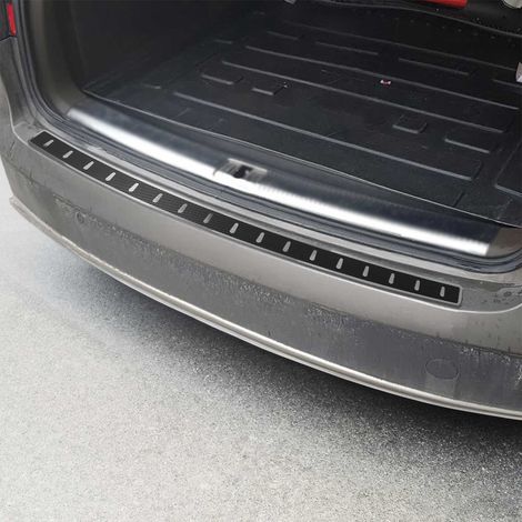 Protection seuil de Pare-Chocs pour Audi A4 B8 Break 2007-15 Folie de Carbone (1/5)