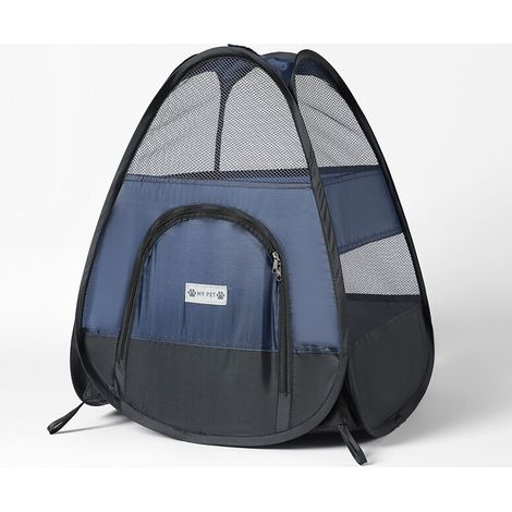 Removable Waterproof Breathable Mesh Pet Tent (Blue) 1 Piece (1/5)