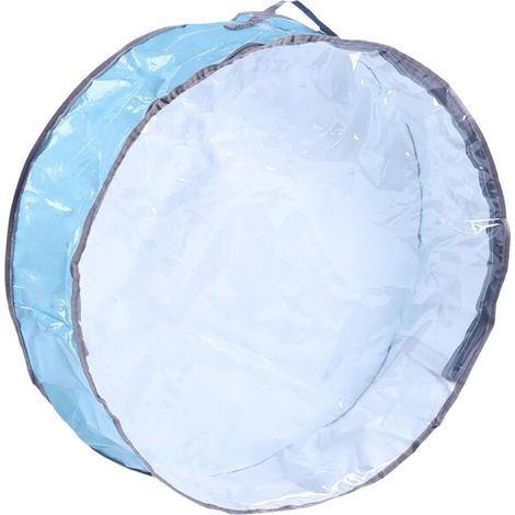 Boîte De Rangement Pour Couronne De Noël - 76 x 20 cm - Support Intégré Pour Couronne - Fermeture À Glissière - Poignée Renforcée - 1 Pièce (1/5)