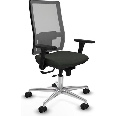 Piqueras y Crespo Horna chaise de bureau noire confortable (1/3)