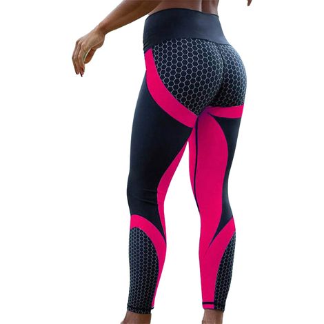 1 Pantalon de yoga, taille haute, séchage rapide, imprimé numérique, fitness (1/5)