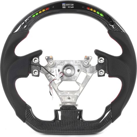 Carbonfaser-Lenkrad mit LED-Tachometeranzeige als Ersatz für Infiniti G35 2003-2007 (1/5)
