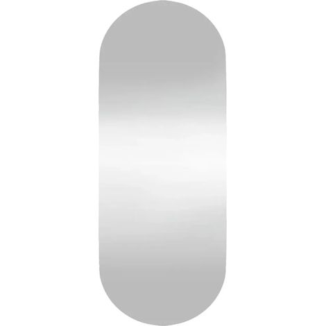 Miroir mural ovale en verre 20x50 cm (1/5)
