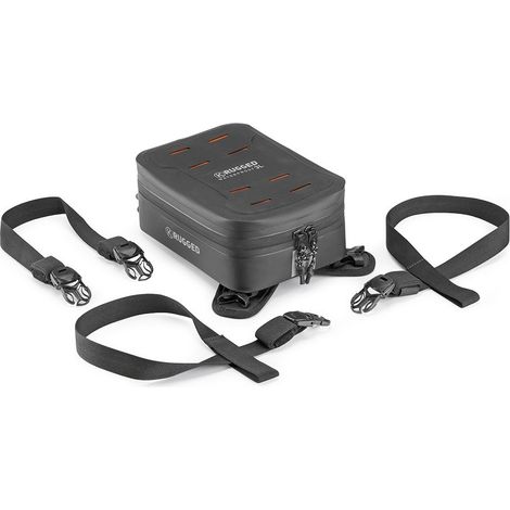 KAPPA 2026/01 BORSA DA SERBATOIO PER FISSAGGIO CON CINGHIE 3L NERA (22,5X16X10CM) (K' RUGGED) - POSSIBILITÀ DI MONTAGGIO AVSH