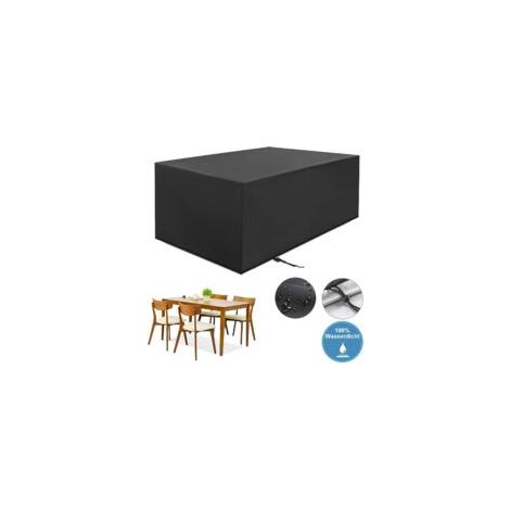 Housse Salon de Jardin,Housse de Table Jardin Rectangulaire,Couverture de Protection Meubles Bâche Salon de Jardin Imperméable Anti-UV,210D PVC Tissu Oxford Bache Table Exterieur (170x94x70cm) (1/5)