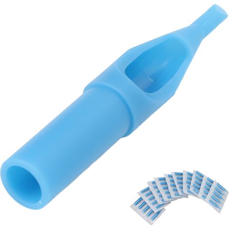 50 embouts d'aiguilles de tatouage stériles, kit jetable 5DT en sachets individuels pour hygiène et précision (1/5)