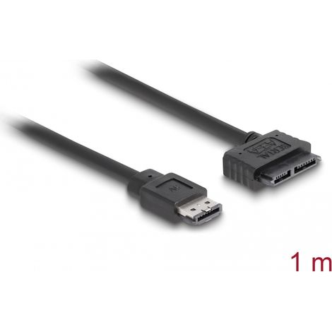 Delock Kabel eSATAp  SATA Slim 13pin 1 m