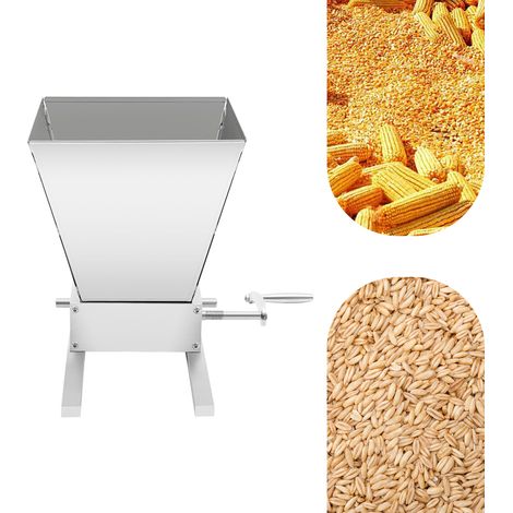 YISSALE - Werkzeug - Getreidemühle, 4 l, manuelle Getreidemühle, Malzmühle mit 2 verstellbaren Rädern (1/5)