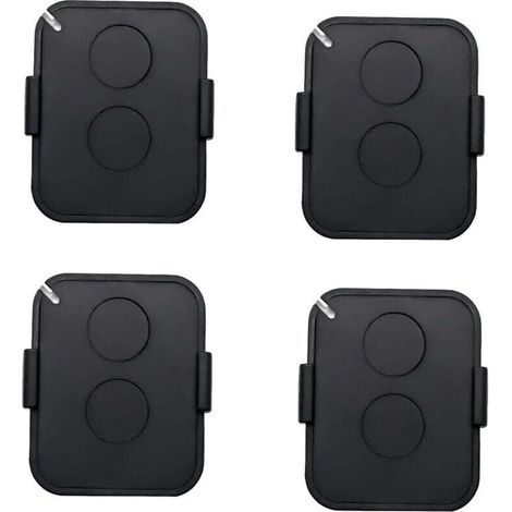 Lot de 4 Télécommande, 2 Canaux Télécommande Portail 433MHz avec Code Tournant Sécurisé, Compatible avec Récepteurs Automatisés (1/4)