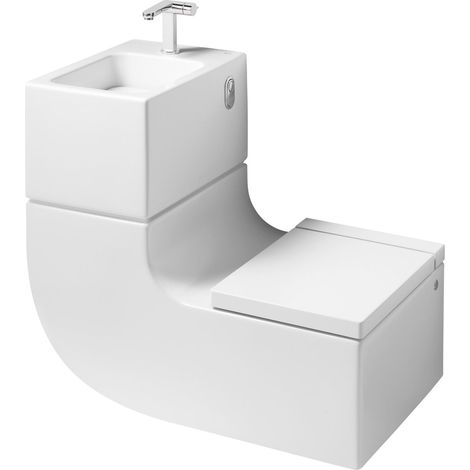 Inodoro y lavabo suspendido (incluye tapa y grifería de lavabo) W+W - ROCA