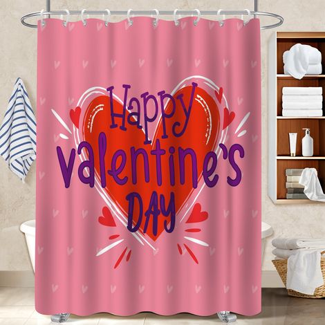 Rideau de douche tissu polyester 180x180 moderne voile de douche pour protéger le sol des éclaboussures efficacement (1/5)