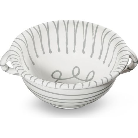 Gmundner Keramik Graugeflammt, Weitling (Ø 25cm)
