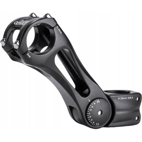 Attacco manubrio regolabile in alluminio AHEAD per bicicletta, 31,8" (110 mm) (1/5)