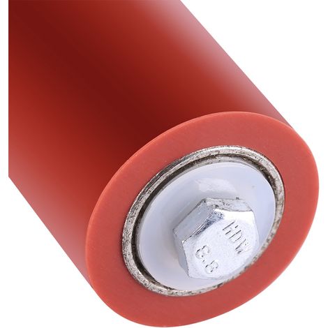 Rouleau de pression en silicone rouge de 40 mm résistant aux hautes températures (1/5)