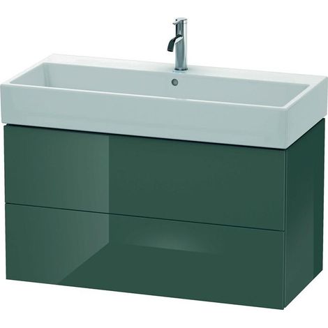 DU WTU L-Cube 544x984x459mm 2 Schubkästen, Dolomiti Grey Hochglanz (1/5)