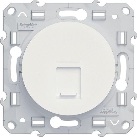 Prise RJ45 ODACE grade 1 (téléphone) UTP - SCHNEIDER ELECTRIC - S520471 (1/3)