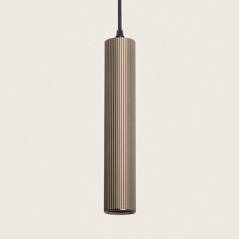 Lampada a Sospensione Alluminio Aritz 1 Faretto Bronzo