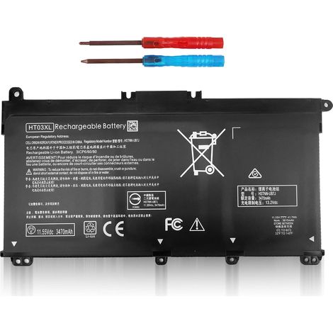 Batterie HT03XL pour HP Pavilion 15-CS 15-DA 15-DB 17-CA 17-BY 15-CS0053CL 15-cs1063cl 15-da012dx 15-da1005dx 15-db0011dx 17-ca0013ng 17-ca0010cy 17-by1053dx 17-by1033dx L11119-855 L11421-542 L11421 (1/5)