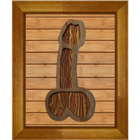 humorvolle Wanddekorationen aus Holz für (1/4)