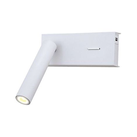 Applique Murale Intérieure LED 3W Blanc Sablé ZAMBELIS H74 - Blanc chaud - 3000K