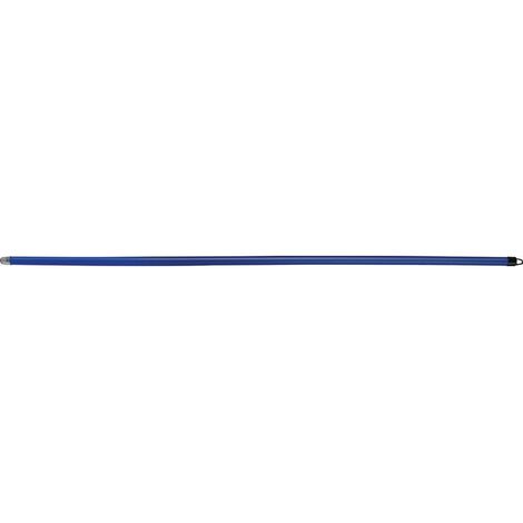 Manico di scopa L.1400mm D.24mm Pinus Taeda blu (confezione da 10)