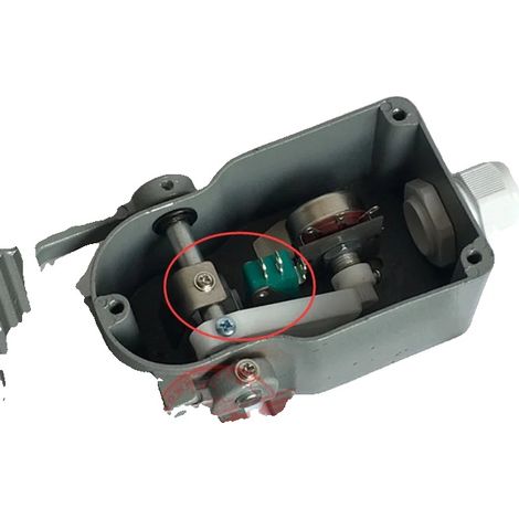 Interruptor de pedal tipo potenciómetro, resistente al agua, diseño ergonómico, interruptor trasero de 1K. (1/2)