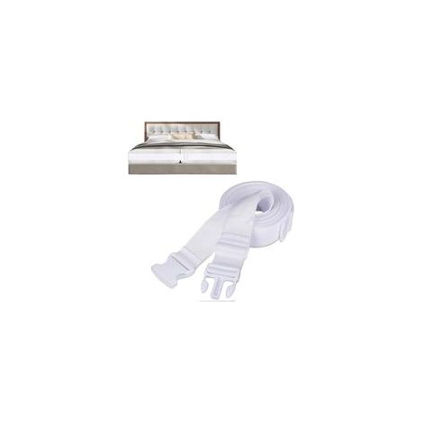 Relier Deux Matelas, 10 m × 5 cm, Matière en Nylon, Antidérapant et Réglable, Crée Une Grande Surface de Repos, Adapté aux Cales de Matelas et Plus (1/5)