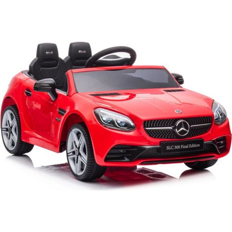 Luces LED para coche Mercedes SLC 300 con batería, control remoto MP3, color rojo. (1/5)