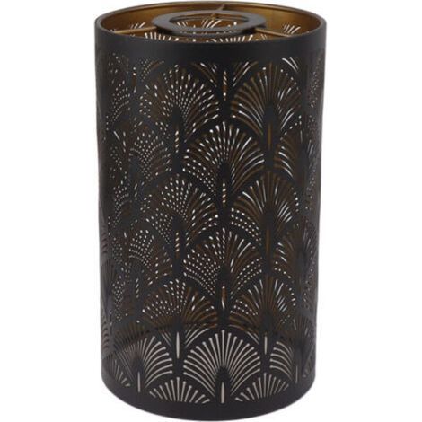 Abat-jour moderne en métal cylindrique ajouré E27 E26, abat-jour pour chambre à coucher et salon (1/5)