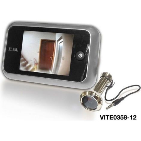 VI.TEL. Spioncino Telecamera Digitale Per Porte 55/110 Cromo