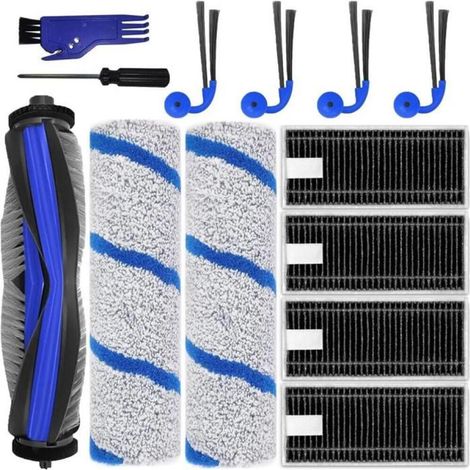 Kit d'accessoires 13 pièces pour robot aspirateur ECOVACS DEEBOT X11 OmniCyclone/X11 Pro Omni/X11 Pro/X9 Pro Omni Pièces (1/5)