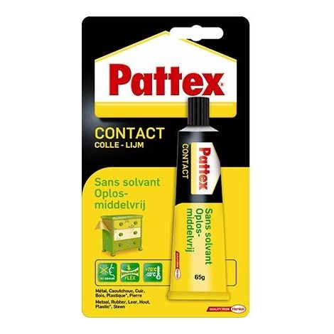 Pattex Cola de contacto gel transparente sin disolventes