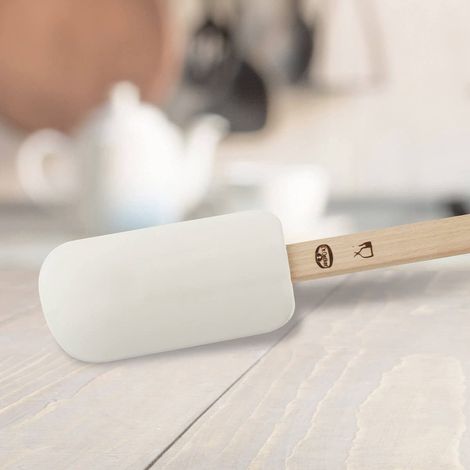 Dr.Oetker Classical Range of Kitchen Tools Spatola per Pasticceria, Acciaio Inossidabile, Bianco (1/4)