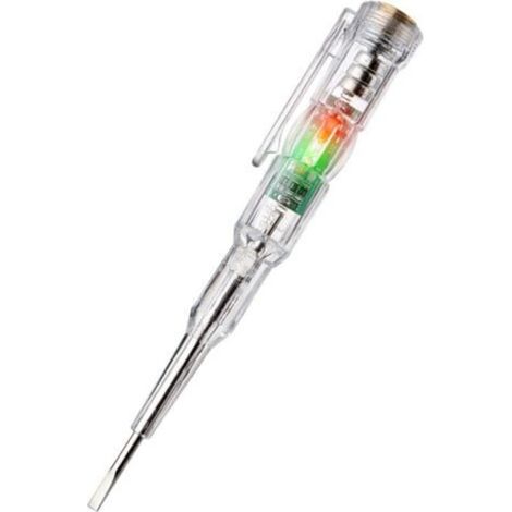 Tournevis Testeur, Stylo Testeur de Tension, Détecteur de Tension Électrique 24‑250V, Testeurs Electrique, Coque ABS, pour Réparation de Circuit