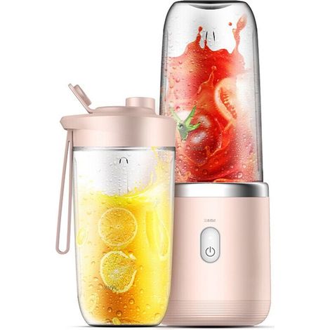 Bol mélangeur de jus multifonction portable rechargeable USB 400 ml (1/5)